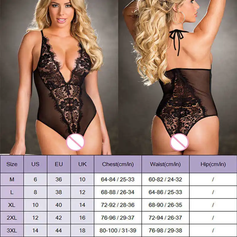 Teddy babydoll сексуальное женское нижнее белье перспективное кружевное эротическое белье, Порно БДСМ сексуальное нижнее белье платье Соблазнительные костюмы с открытой спиной
