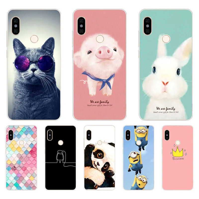 Xiaomi mi max 3 Case Silicon Painted animals Painting Soft TPU Back Cover for protect Phone cases |
