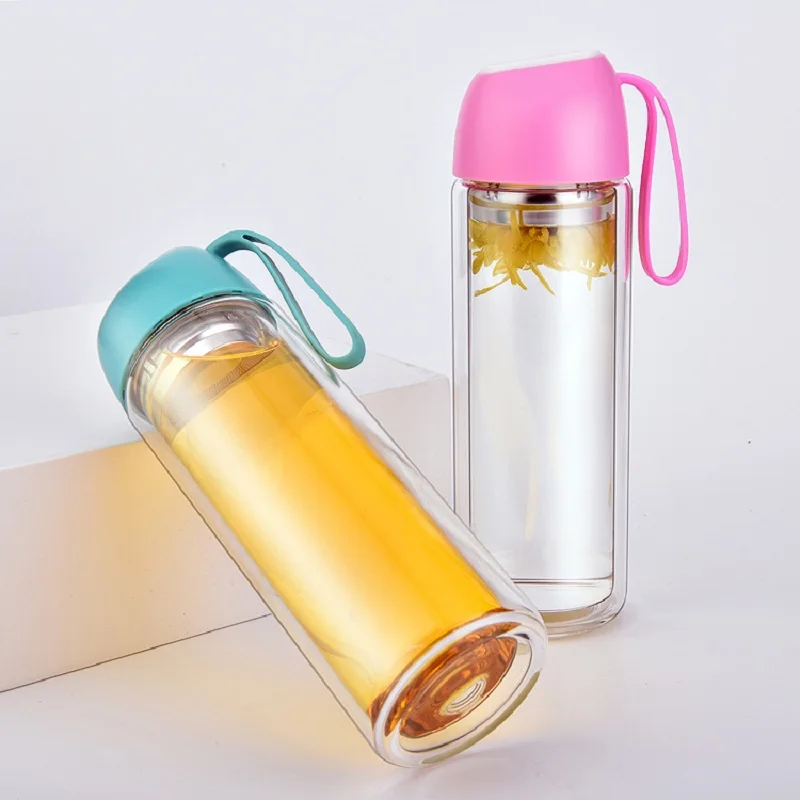 bottled joy gym water bottle dringking garrafa with Cover my glass | Дом и сад