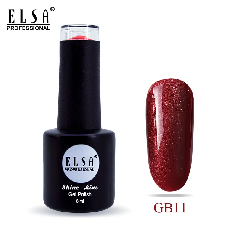 GB11 Elsa 8 мл Гель-лак для ногтей для маникюра полуперманентный Vernis верхнее покрытие УФ светодиодный Гель-лак впитывающийся художественный Гель-лак для ногтей - Цвет: GB11