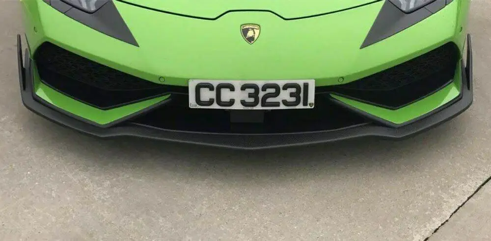Чехол из углеродного волокна губа-накладка для Lamborghini Huracan LP600 LP610 14-17