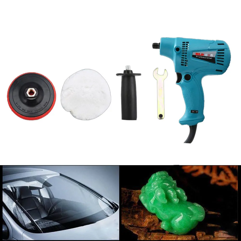 

600W Electric Car Polisher Speed Adjustable Polishing Machine Grinding Sanding Automobile Waxing Power Tools For Auto Furniture