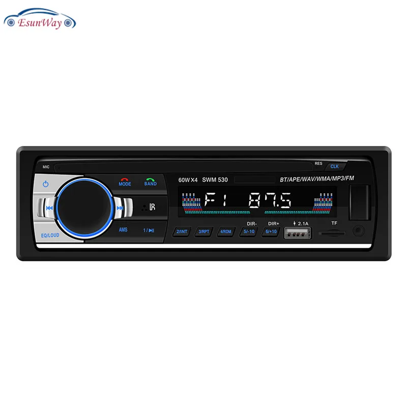 1 Din 4 &quotFM стерео USB 2 автомобильное радио DC 12 В 530 MP3 аудио плеер AUX U диск ЖК-дисплей