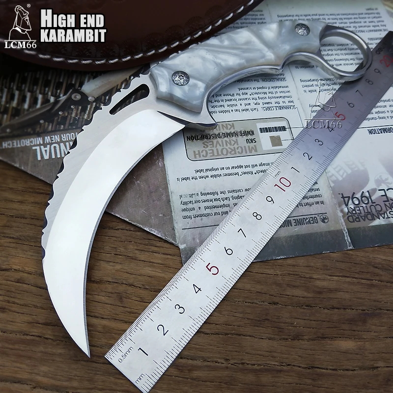 

LCM66 Tactics karambit scorpion claw knife outdoor camping jungle survival battle Fixed blade hunting knives self defense tool
