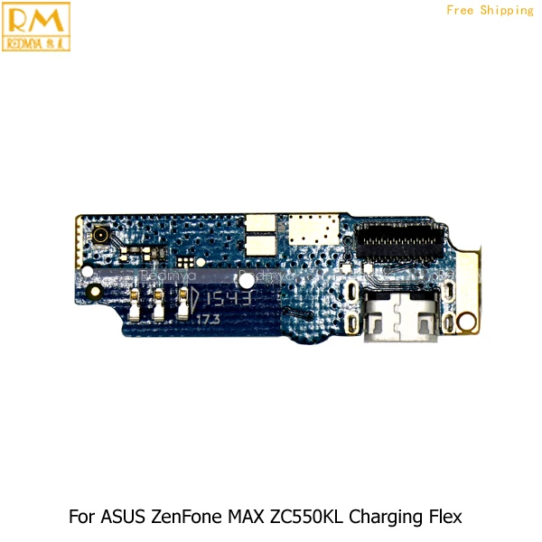 50 шт./лот для Asus Zenfone Max ZC550KL Micro Зарядное устройство док Порты и разъёмы Разъем USB