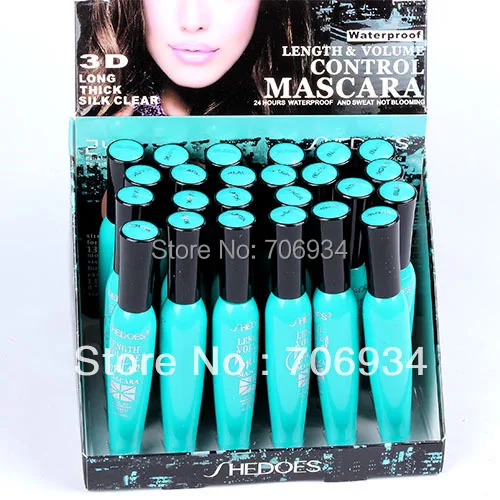 24 шт. Водостойкая тушь для ресниц с эффектом накладных ресниц|super lash mascara|lash mascaralash