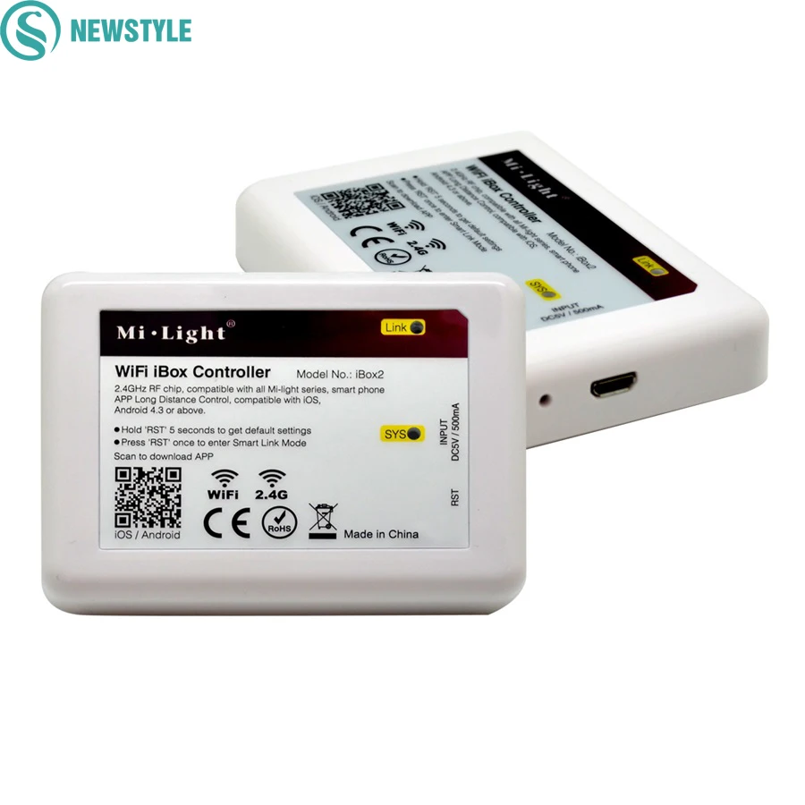 DC5V Mi светильник Wi Fi iBox светодиодный контроллер 2 4 г RF Беспроводной RGB для полосы