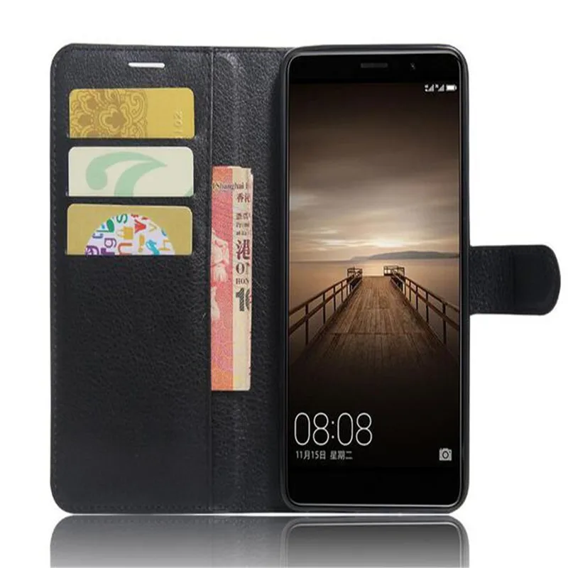 Effelon Luxury PU Leather Belt Clip Holster Flip Case Cover Pouch Card Slot For Huawei Mate 9 Mobile Phone | Мобильные телефоны и