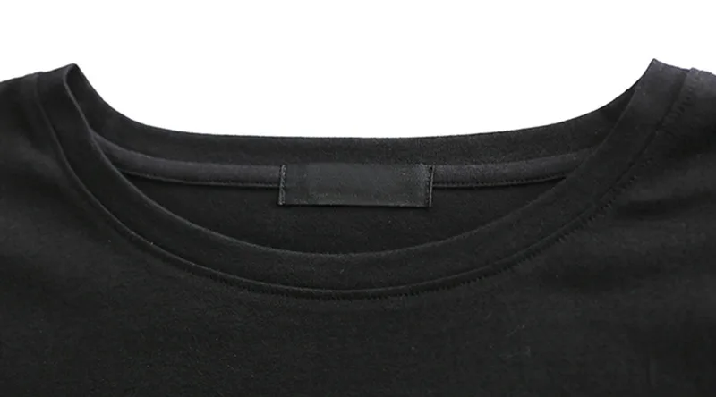 CHICEVER Summer Vintage Print Black Dress For Women O Neck Short Sleeve Loose Split Hem Straight Mid Calf The Dresses 2019 Tide | Женская