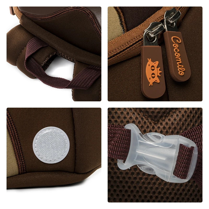 Cocomilo Brand Kid Backpack School Bag for Boys Cartoon Sloth Design Children Kindergarten Small School Bag Mochila Infantil