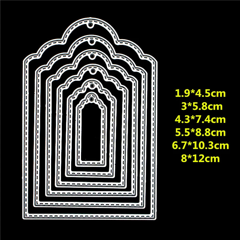 Металлический Трафаретный вырубной штамп для выкройки DIY нож из углеродистой