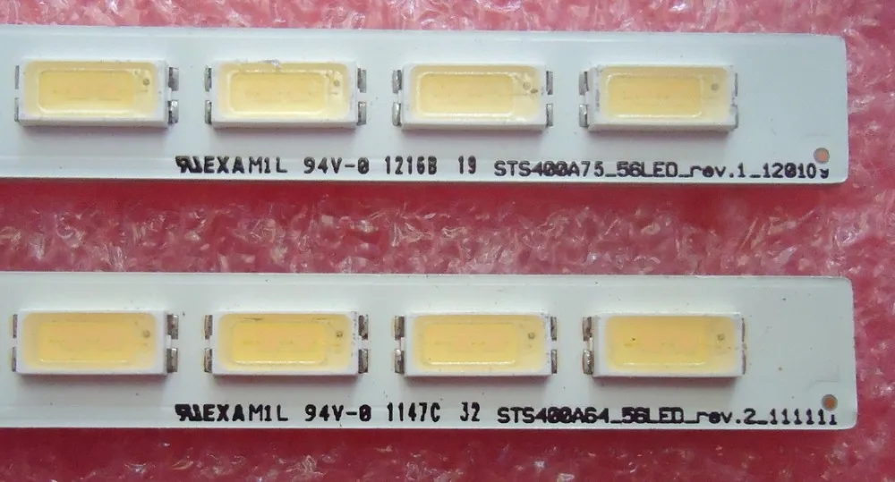 

493mm LED Backlight Lamp strip For STS400A64 LJ64-03514A 2012SGS40 7030L 56 REV 1.0 High LJ64-03501A STS400A75 40-LEFT