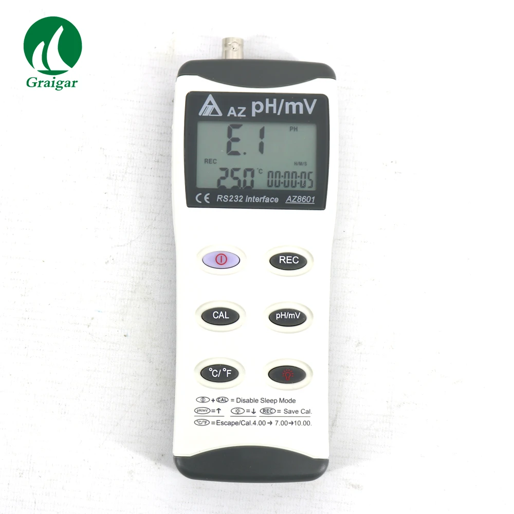 Цифровой портативный измеритель PH AZ 8601 диапазон 0 00 ~ 14 | Инструменты