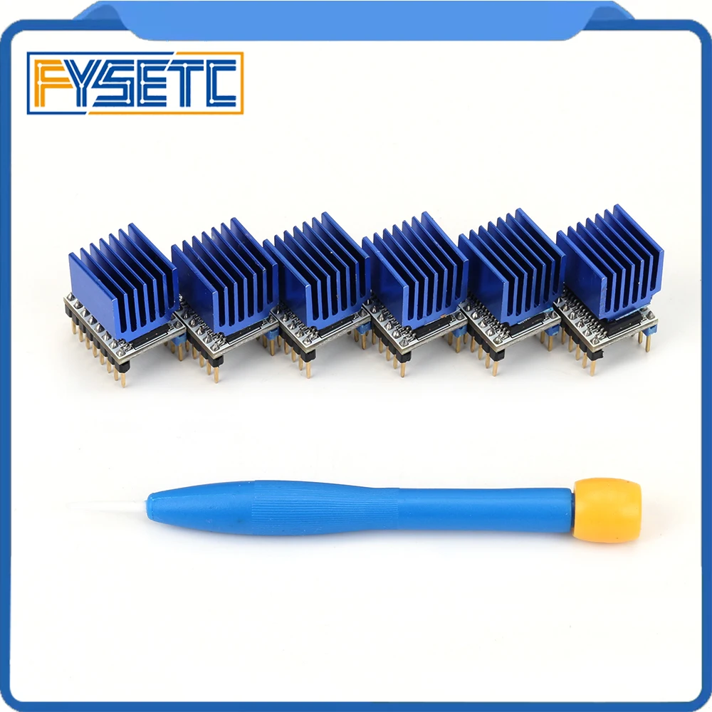Драйвер шагового двигателя S6128 V1.1 6 шт., драйвер для 3D-принтера Stepstick THB6128, чип до 2,2 А, сила тока пикового привода, замена SD8825 A4988 A4983