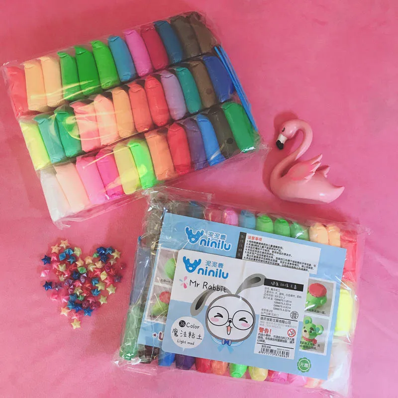 36 Цвет сохнущая на воздухе светильник глины с 3 инструмента развивающая игрушка