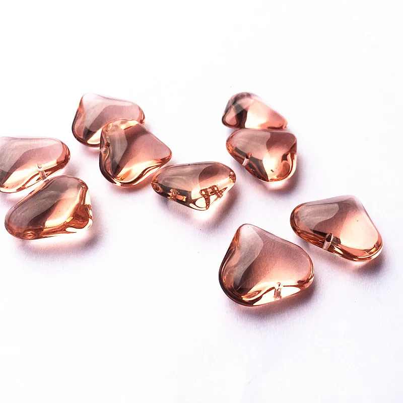 

Lovely 50Pcs Watermelon Red 22*22mm DIY Fashion Crystal Prism Hanging Pendant Part Curtain DIY Accessories Car Window Decoration