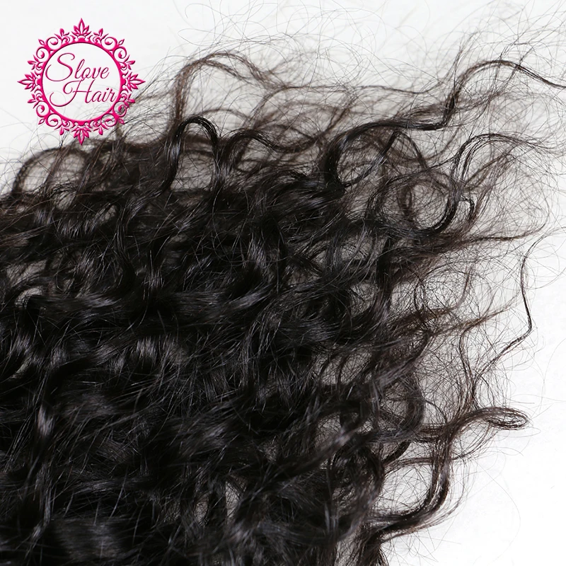 Slove заколки для наращивания человеческих волос натуральный цвет 8 шт./компл.