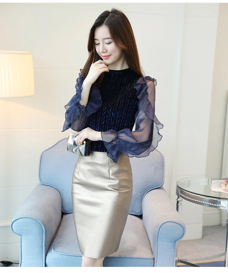 Новое поступление 2020 Весенняя блузка женская рубашка с длинным рукавом женские