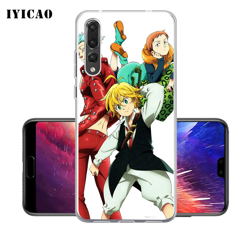 Мягкий силиконовый чехол IYICAO The Seven Deadly Sins для Huawei P30 P20 Pro P10 P9 P8 Lite P Smart