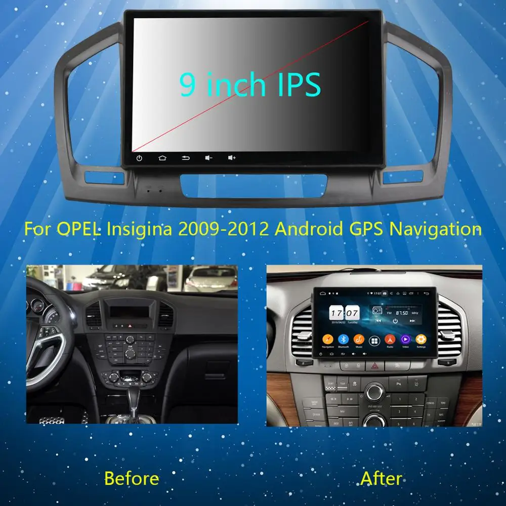 10," 8 Core 4G+ 64G Android 9,0 Автомобильный DVD плеер для Opel Vauxhall Opel Insignia 2008 2009 2010 2011 2012 2013 gps Navi Радио попугай BT