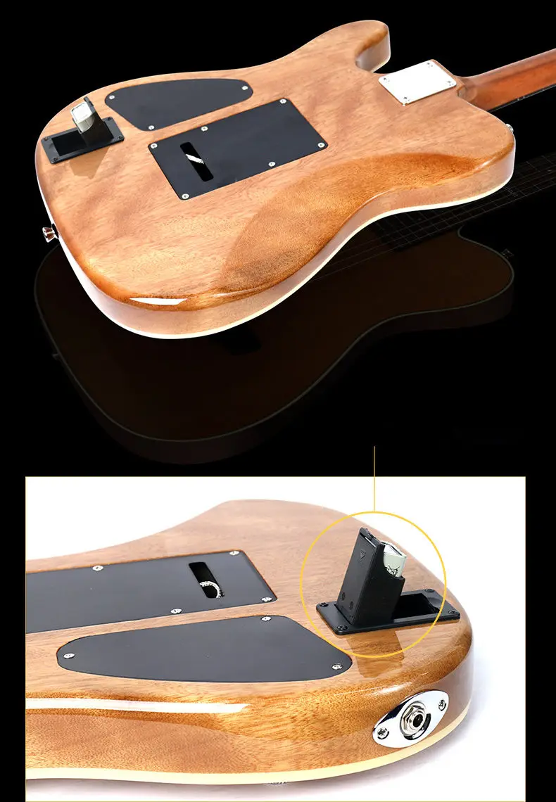 Немой 4" палисандр Классическая гитара 6-струны для студентов начинающих гитара из красного дерева сосны акустической гитары