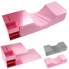 Подушка из искусственной кожи для наращивания ресниц с акриловой полкой для наращивания ресниц Инструменты для наращивания ресниц контурная подушка