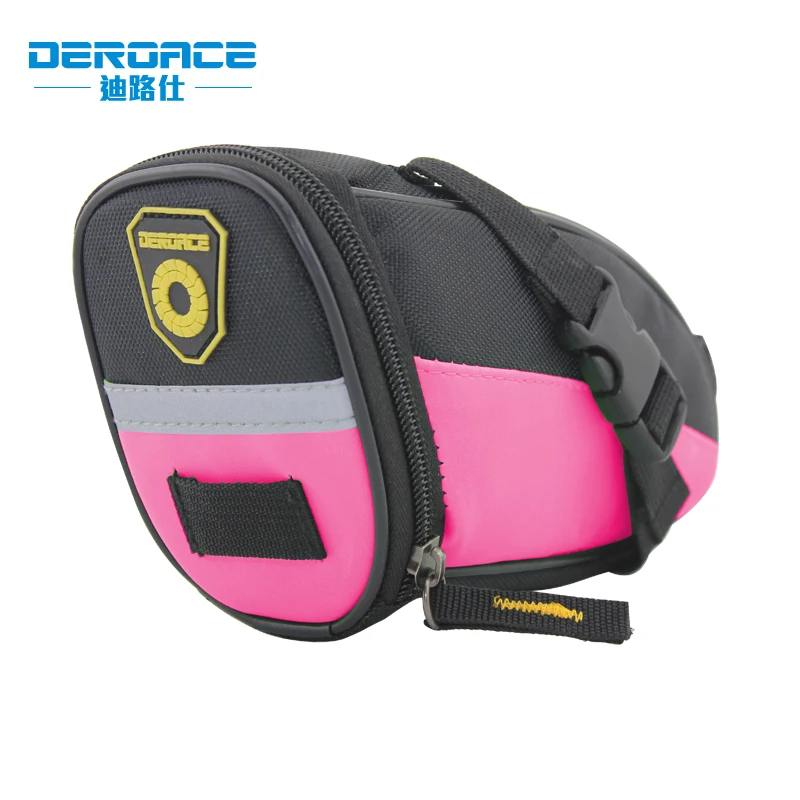 Deroace Велосипед сумка Shell непромокаемые седельная светоотражающие велосипед