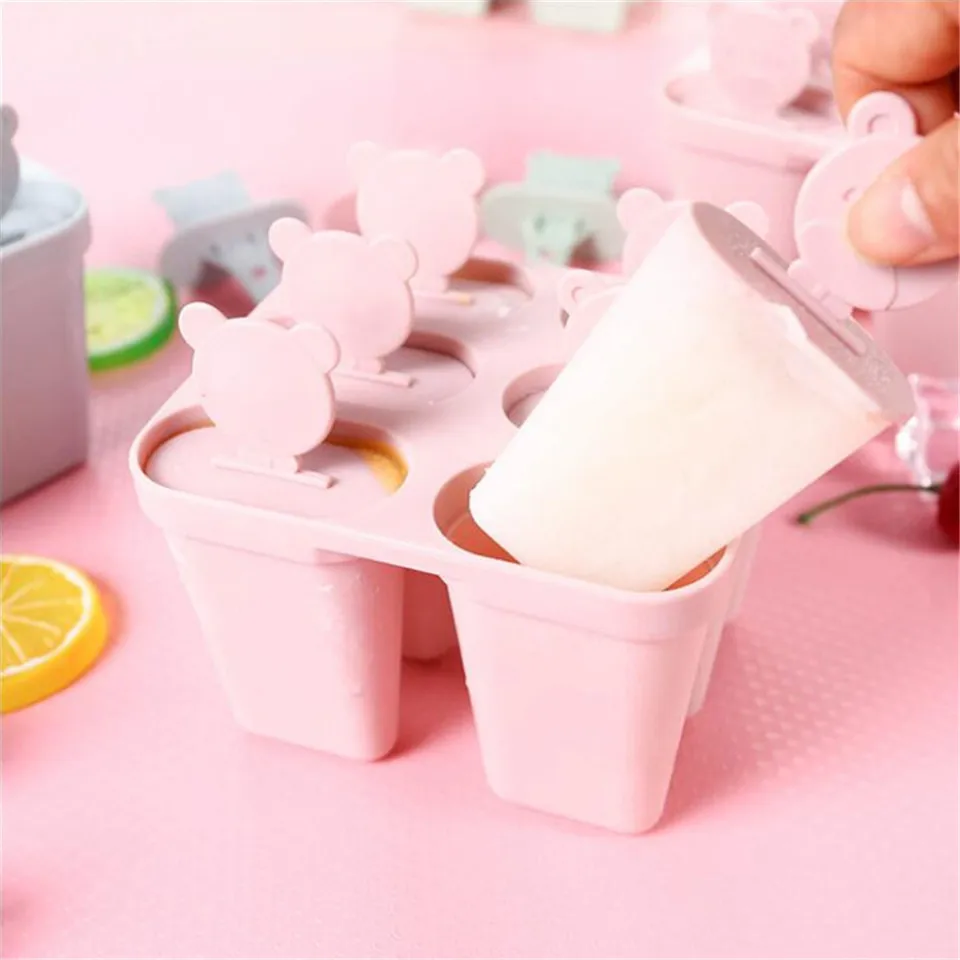 На палочке плесень лоток кухня 6 Cell ледяной куб формы производитель Popsicle DIY