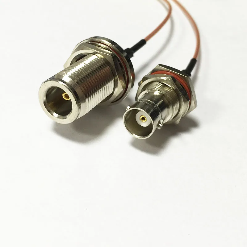 New BNC Female Jack nut Connector Switch N RG178 Cable 15CM 6&quot Adapter Wholesale Fast Ship | Обустройство дома