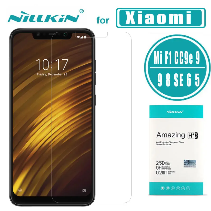 Стекло Nillkin для Xiaomi Pocophone F1 H + Pro закаленное стекло Защита экрана Mi9 Mi8