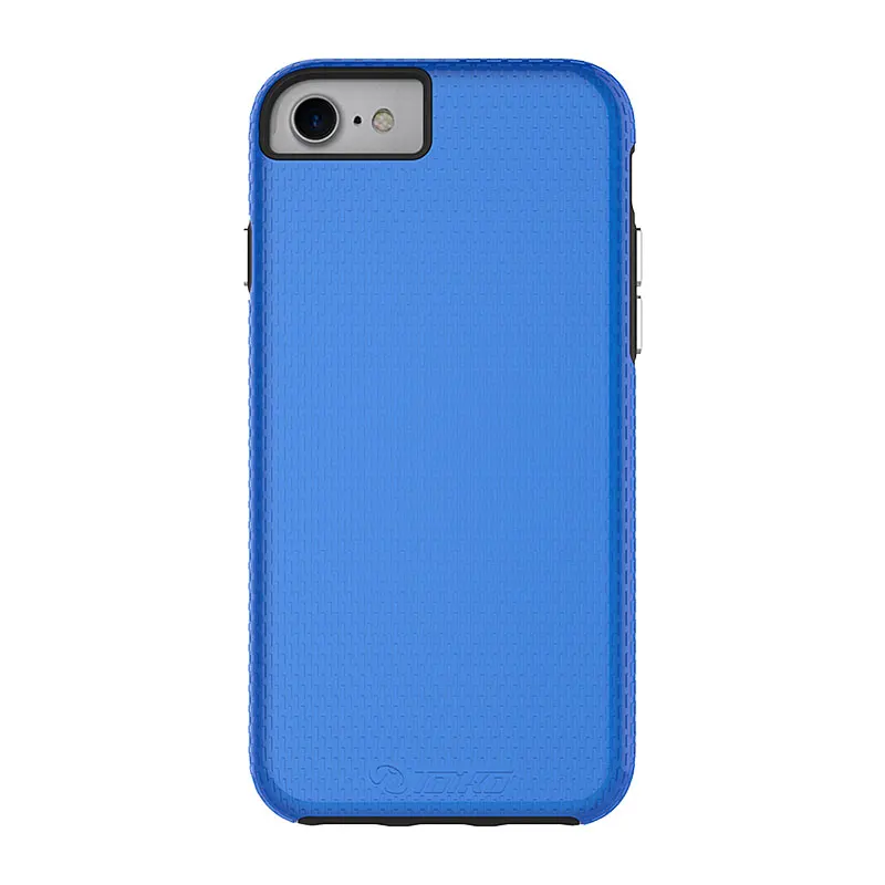 Blue and Black Чехол toyko X Guard 2 в 1 для iPhone 6, 6 S, 7, 8, ударопрочный чехол из ТПУ и поликарбоната для задней панели телефона, двойная защита, прочный Чехол для мобильного телефона - Цвет: Blue and Black