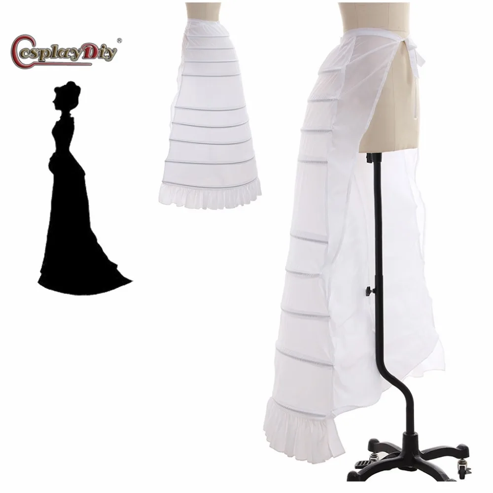 Женское платье подъюбник средней длины с оборками|civil war|dress victoriancivil war dresses |