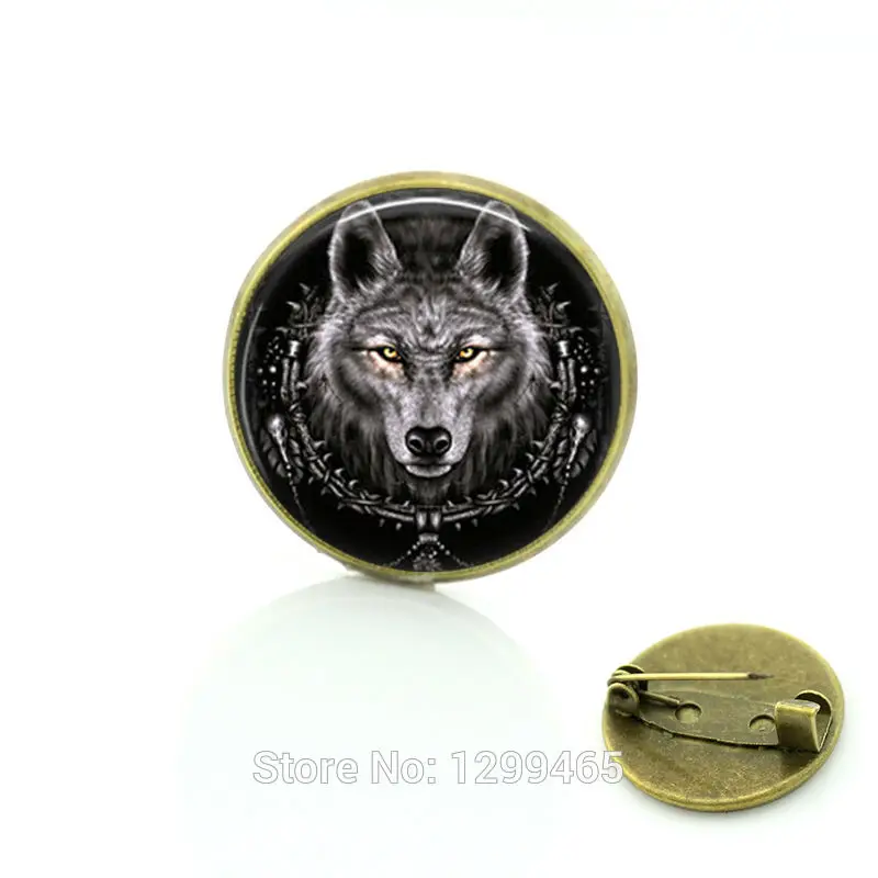 Ювелирные изделия в виде животных винтажные броши волка булавки ювелирные