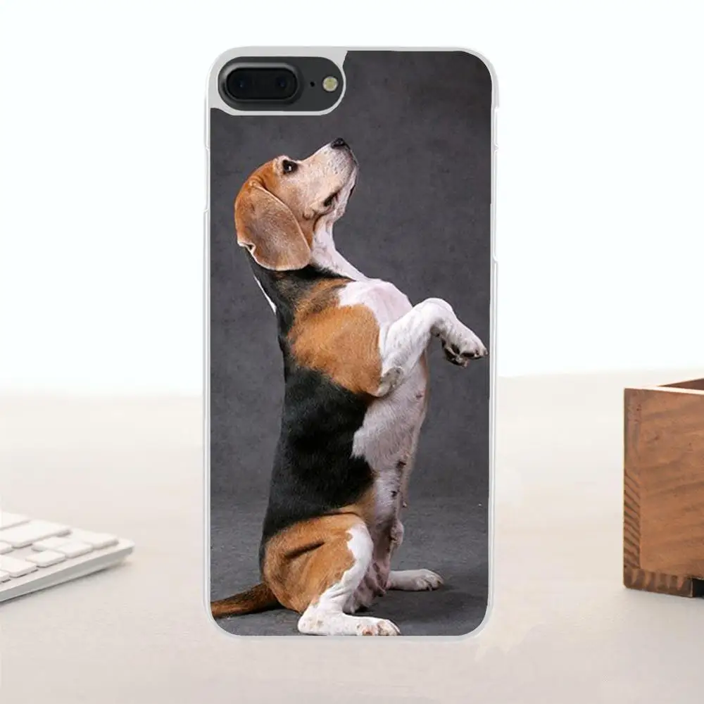 Мягкий чехол Bixedx из ТПУ с надписью I Love My Beagle Dogs для Apple iPhone 4 4S 5 5C SE 6 6S 7 8 Plus X |