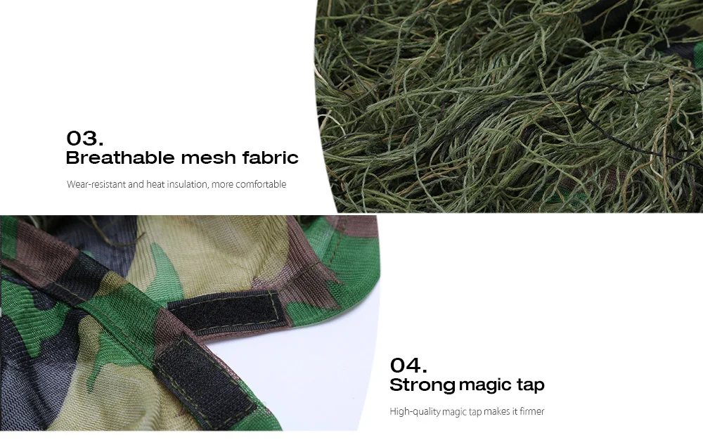 Охотничий Ghillie костюм Millitary Тактический Ghillie костюм камуфляж плащ джунгли пустыня лесной Снайпер наблюдение за птицами пончо