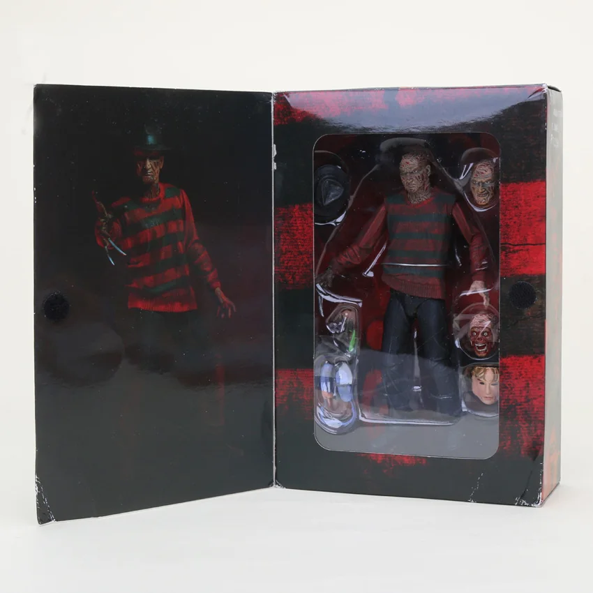NECA &quotКошмар на улице Вязов&quot Freddy Krueger 30th ПВХ фигурка коллекционная игрушка 7 &quot17