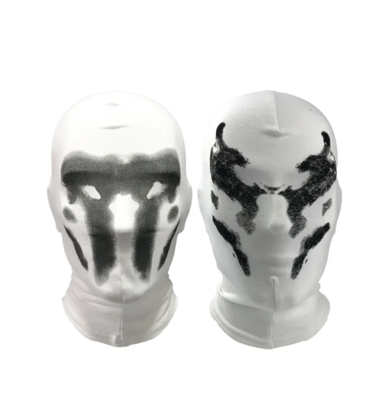 Ew качество ручной работы Хэллоуин маска Роршаха косплей милый OW костюмная костюм