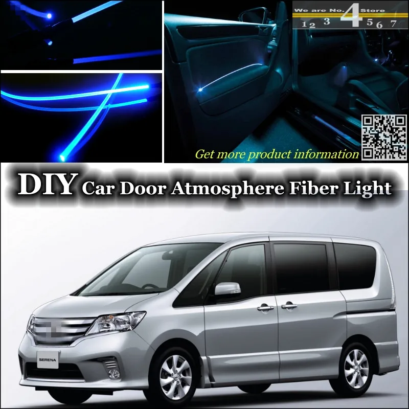 Внутренняя настройка освещения атмосфера оптоволоконная лента s для Nissan Серена