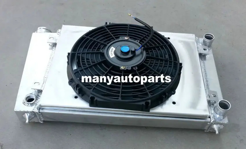 aluminum radiator fit for VW Golf Mk1 1.5 1981-1984 1982 1983 82 83 + Shroud+ Fan | Автомобили и мотоциклы