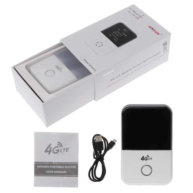 

4G Wifi Router 3G 4G Lte Portable Wireless Hotspot Sim Slot with Display MF825s