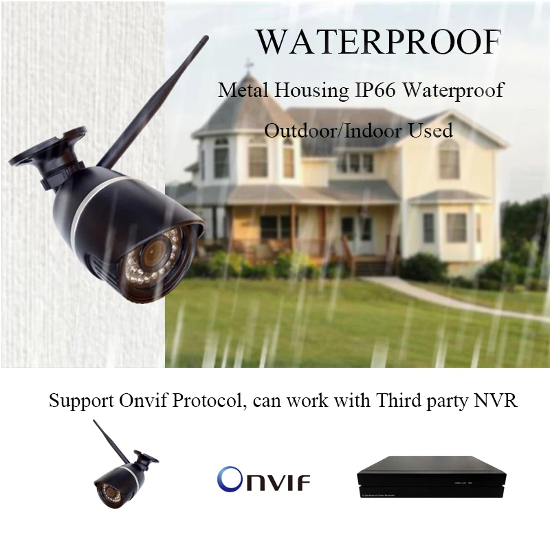 Беспроводной 1080 P 2MP Full HD sony IMX323 Сенсор IP Камера Wi Fi Onvif P2P безопасности