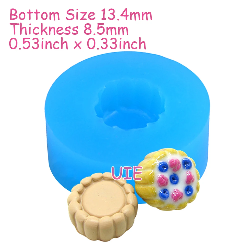 GYL122U французский Charlotte Macaron Tart (15 мм) силиконовая форма гибкая форма-миниатюрная
