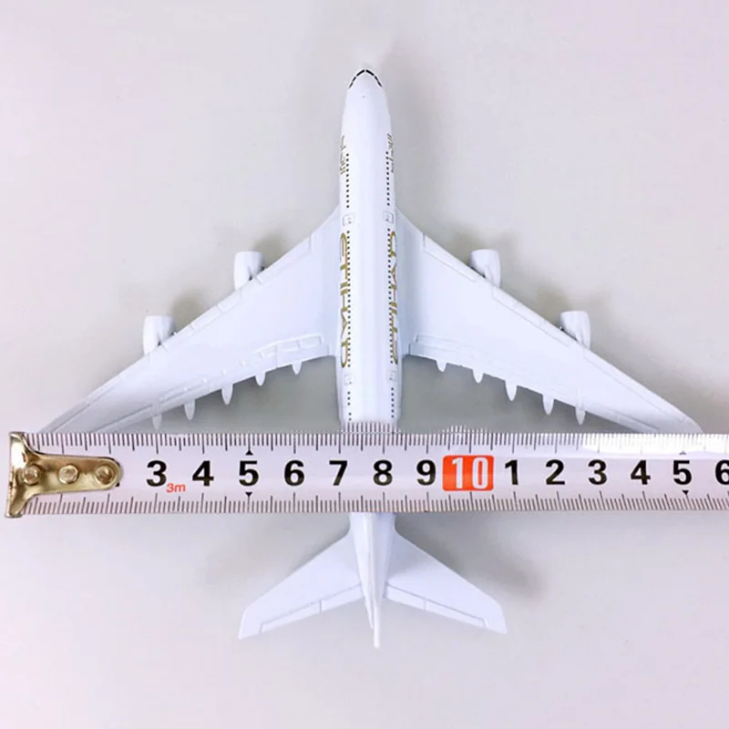 14 см 1:400 Airbus A380 модель ETIHAD самолеты с базовым сплавом самолет коллекционный дисплей игрушка модель Коллекция