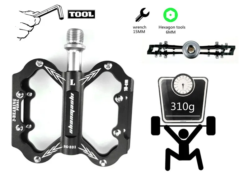 Новая Ультралегкая велосипедная педаль все CNC mtb DH XC для горного велосипеда