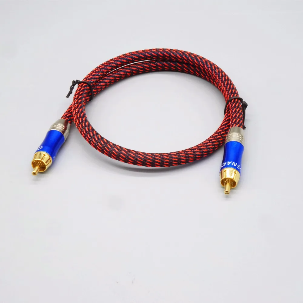 Z60 Чистая медь аудио провод RCA коаксиальные кабели с фольгой оплетка экранирует