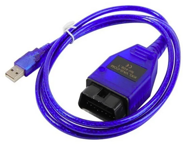 VAG COM 409 1 Vag Com 409Com vag kkl OBD2 USB Диагностический кабель сканер сканирующий инструмент