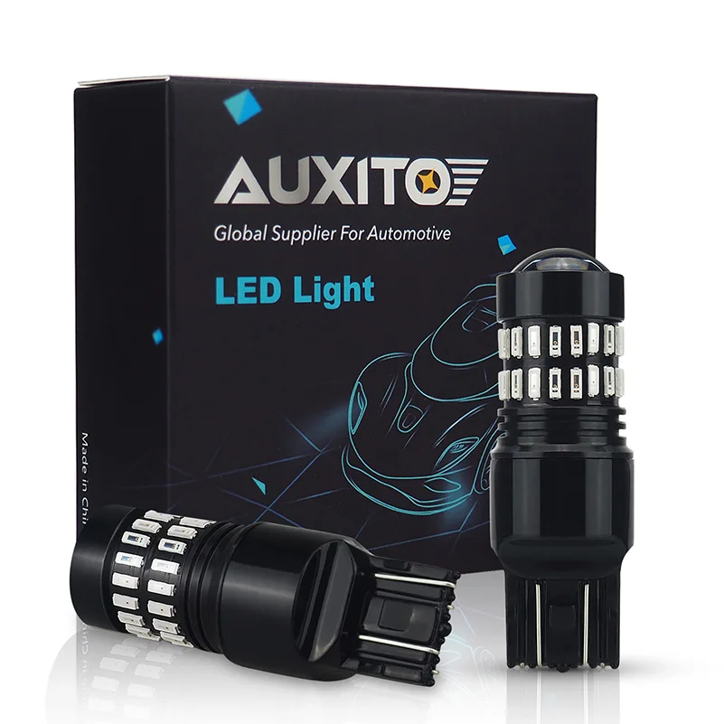 AUXITO 2 шт. T20 W21W LED W21/5 W WY21W 7440 7443 Светодиодные лампы T25 3157 3156 автомобильный тормоз