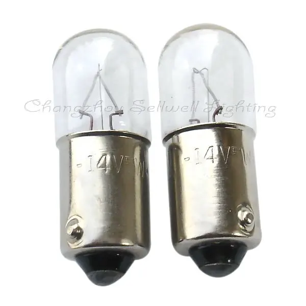 Миниатюрная лампа Ba9s T10x29 14 в 5 Вт лампочсветильник A081|miniature lamp bulbs|miniature lampminiature light