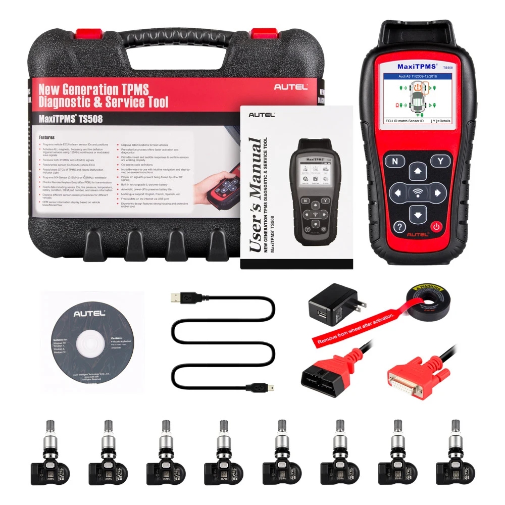 Autel TS508K TPMS Авто Диагностический услуги инструмент код читателя программатор ЭБУ