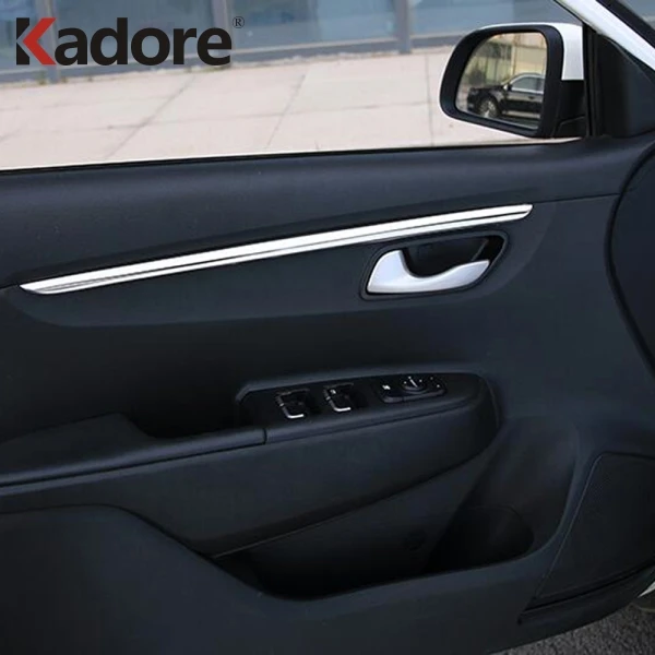 Для Kia Rio 4 X-line отделка автомобильной двери литье Крышка отделка полосы защитные Наклейки интерьерные аксессуары
